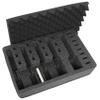 Case Club Foam Only: Fits Pelican 1500-5 Pistol Foam Set with Silica Gel Canister to Help Prevent Rust view 3