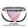 papi UMPA081 2PK Microflex Jockstrap Color Tropical-Black Size XL view 4