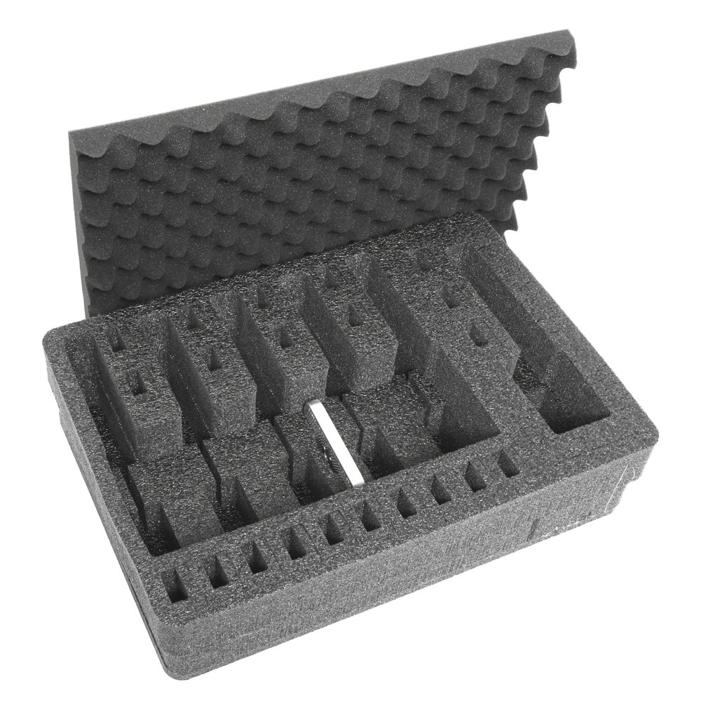 Case Club Foam Only: Fits Pelican 1520-6 Pistol Foam Set