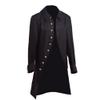 BLESSUME Steampunk Victorian Frock Coat Colonial Men Jacket (Black, XX-Large) view 1