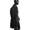 BLESSUME Steampunk Victorian Frock Coat Colonial Men Jacket (Black, XX-Large) view 2