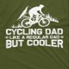 Cycling Dad T-Shirt Biker Father's Day Father Sports T-Shirt Cool Dad Gift Idea Mens Tee (Medium Black) view 2