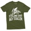 Cycling Dad T-Shirt Biker Father's Day Father Sports T-Shirt Cool Dad Gift Idea Mens Tee (Medium Black) view 4
