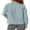 Crinkle Gauze Button Front Shirt Jacket view 2