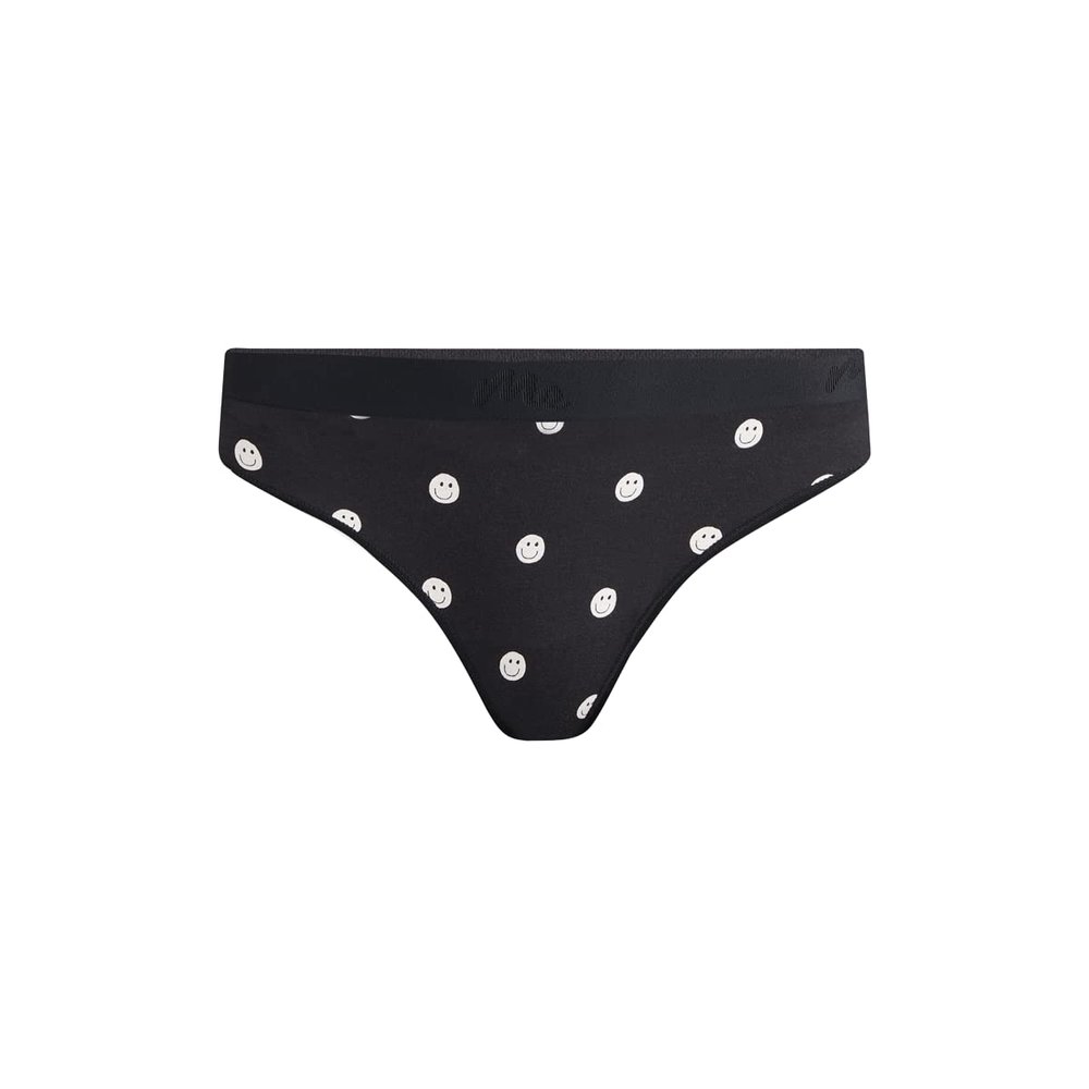 MeUndies Womens Stretch Cotton Mid Rise Thong - Comfortable Panties Amazon Exclusive Fabric