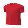 SPORT-TEK Unisex PosiCharge Re-Compete Tee | Athletic Shirt for Men & Women, Lightweight Workout Top for Spring & Summer True Red view 4