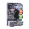 FineLife Products 2 Pack Reflective Gear Flashing LED Slap Sports Wristbands, Safety Lights Arm Bands - Magic Band Running Lights for Runners - for Night Walking, Cycling and Running (Green/Orange) view 2