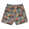 Boccsty Yellow Tractor Car Boys Swim Trunks Baby Kids Monster Truck Swimwear Summer Toddler Beach Board Shorts Bathing Suit 4T view 2