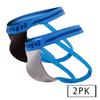 papi UMPA081 2PK Microflex Jockstrap Color Alloy-Black Size S view 2