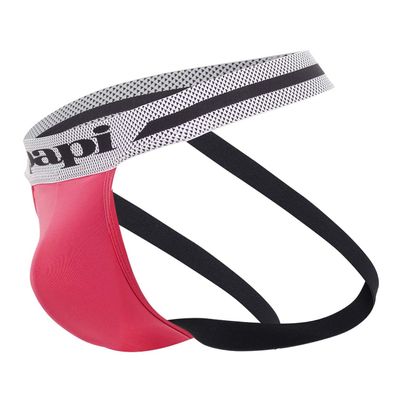 papi UMPA081 2PK Microflex Jockstrap Color Pink-Black Size M