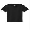 SPORT-TEK Youth PosiCharge Re-Compete Tee | Lightweight Short Sleeve Shirt for Boys & Girls, Kids' Athletic Summer Clothing Black view 1