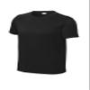 SPORT-TEK Youth PosiCharge Re-Compete Tee | Lightweight Short Sleeve Shirt for Boys & Girls, Kids' Athletic Summer Clothing Black view 4