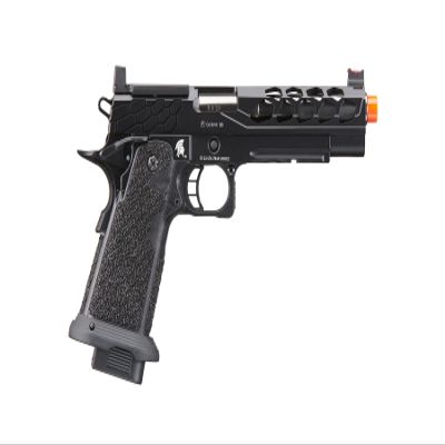 Lancer Tactical Airsoft Pistol STRYK Hi-Capa 5.1/4.3 Full Metal Gas Blowback 330 FPS (W/Red Dot Mount, Black, Hi-Capa 5.1)