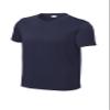 SPORT-TEK Youth PosiCharge Re-Compete Tee | Lightweight Short Sleeve Shirt for Boys & Girls, Kids' Athletic Summer Clothing True Navy view 4