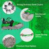 Kids Ice Cleats - Snow Crampons for Hiking Boots & Shoes with 14 Stainless Steel Spikes, Anti Slip Traction Grips for Boys and Girls, Snow Cleats for Hiking, Walking & Climbing (Small, Green) view 3