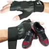 Nordic Lifting Gym Gloves Medium - Black Bundle with Shoes Venja Size 8 - Black Red view 1