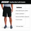 SPORT-TEK Unisex PosiCharge Position Short with Pockets True Navy view 2