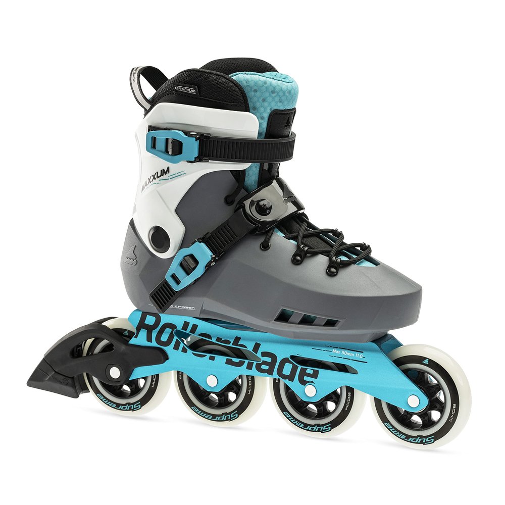 Rollerblade MAXXUM XT W, Color: Anthracite/Aqua, Size: 8 (07220800096-8)