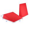 12" Foam Incline Stretch Wedge - Set of 2 - by Trademark Innovations (Brick Red) view 2