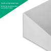 12" Foam Incline Stretch Wedge - Set of 2 - by Trademark Innovations (Dove Gray) view 3