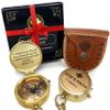 God's Path Compass  Communion & Confirmation Gift for Teenage Boys | Baptism Religious Gifts for Men, Christian, Catholic, Graduation | Sentimental & Inspirational Present  Greeting Card Included view 1