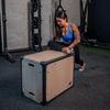 ABMAT Plyometric Box 3 in 1 Protective Foam and Non Slip Wood plyo Box for Jump Training and Conditioning, Protect Your Shins from Injury! view 4