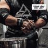 Evolution Athletics Sport Wrist Wraps with Thumb and Belt Loops for Weightlifting, Powerlifting or Strength Training, Durable Support, Custom Fit, 30-Inch, Black, One Pair view 2