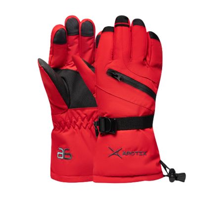 Arctix Women's Insulated Downhill Gloves, Formula One Red, Small