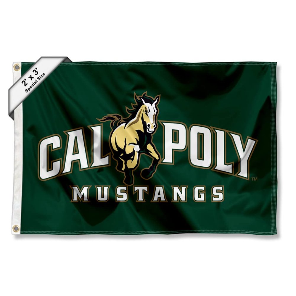 Cal Poly Mustangs Small 2x3 Foot Flag