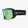 Arctix Adult Ski Goggles, Black/Yellow Revo, One Size view 2