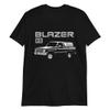 1988 Chevy K5 Blazer Vintage 80s Truck Short-Sleeve Unisex T-Shirt Black view 1