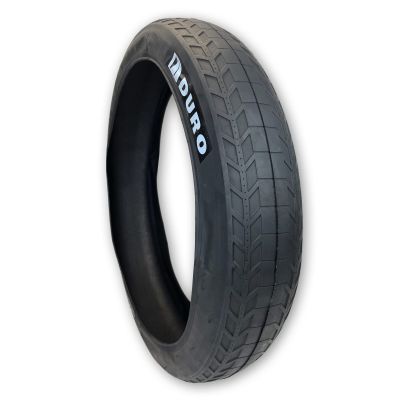 Duro Tire 26x4.0 Fleetwood Semi-Slick Street Bike Tire with Folding Beads 26x4, Black
