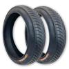 Two Duro Tire 20x4.25 Boomerang Fat Bike Tires, Semi Slick Beach Cruiser Chopper Fat Bike Tires Black 20 x 4.25 view 1