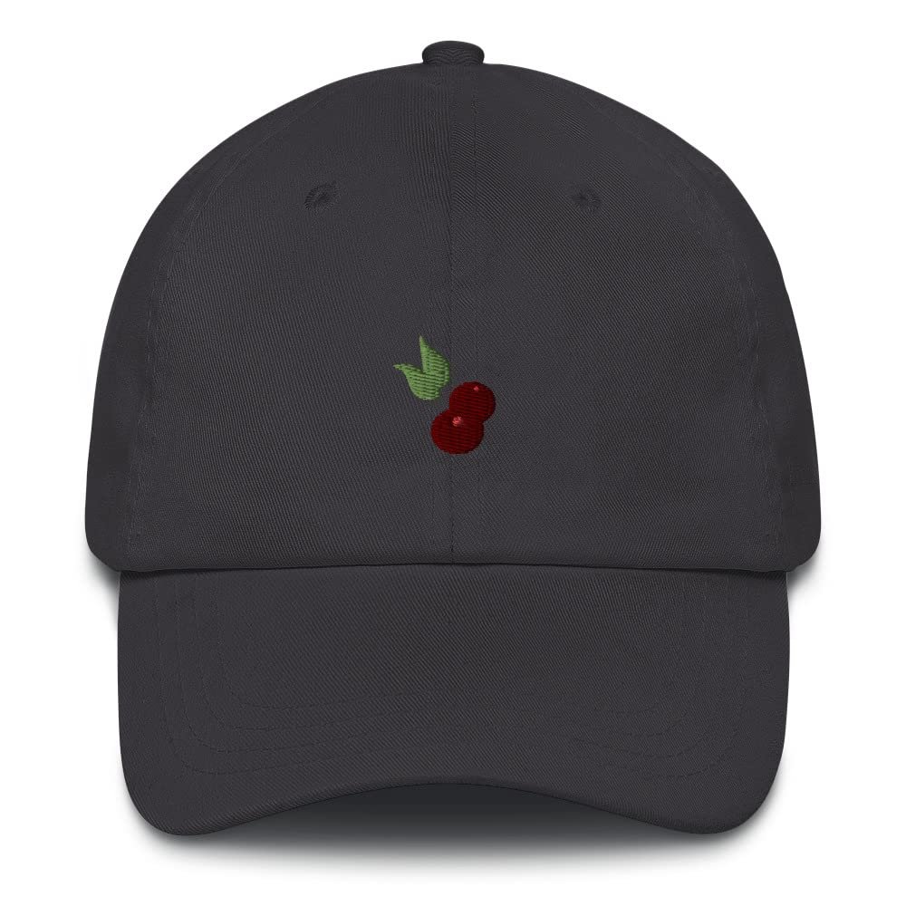 H.Zephyr Cherry Embroidered Snapback Baseball Caps
