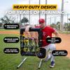 ALAGPRO Pocket Pitching Net 9 Hole Pitching Target Strike Zone for Baseball & Softball Pitchers - Pro Pitching Aid for Improve Accuracy - Included Resistance Band + 3 Weighted Practice Balls view 2