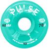 Atom Skates Quad Roller Wheels/Outdoor/Hardness 78A / 62x33 Mint Pulse Lite / 8pk view 1