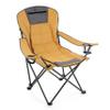 ARROWHEAD OUTDOOR Portable Folding Hybrid 2-in1 Camping Chair, Adjustable Recline, Vent, Padding, Cup Holder & Storage Pouch, Heavy-Duty, Oversize, Supports 300lbs, Includes Bag, USA-Based Support view 1