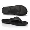 Zullaz - Byron Orthotic Flip Flops for Men, Stylish & Comfortable Orthopedic Sandals with Biomechanical Arch Support Genuine Leather Strap (Black - Size 10) view 4