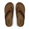 Zullaz - Byron Orthotic Flip Flops for Men, Stylish & Comfortable Orthopedic Sandals with Biomechanical Arch Support Genuine Leather Strap (Tan - Size 12) view 2