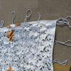 YHBZ White Camo Netting,Camouflage Net 3x1.5M,2x4M,6x5M,Army Blinds Nets,Shade Netting Anti-UV,Durable 300D Oxford Fabric,for Military Decoration,Pergola Sunshade,3x3m(10 * 10ft) view 1