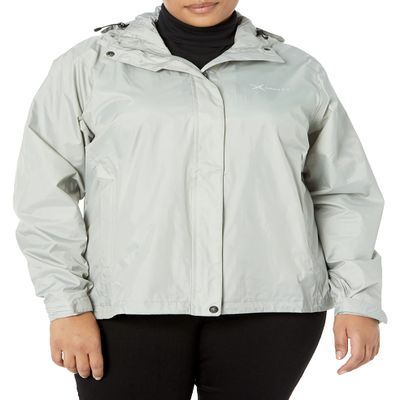 Arctix Women's River Rain Jacket, Pewter, 1X