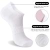 brookhaus Women Low Cut No Show Running Socks 6 Pairs - Cushioned Arch Support, Moisture Wicking Athletic Ankle Socks view 3