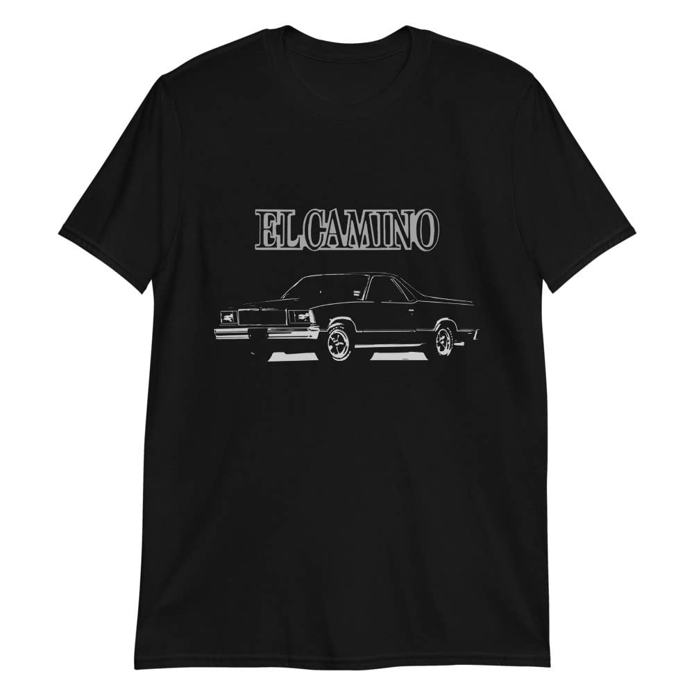 1978 Chevy El Camino Classic Car Short-Sleeve Unisex T-Shirt Black