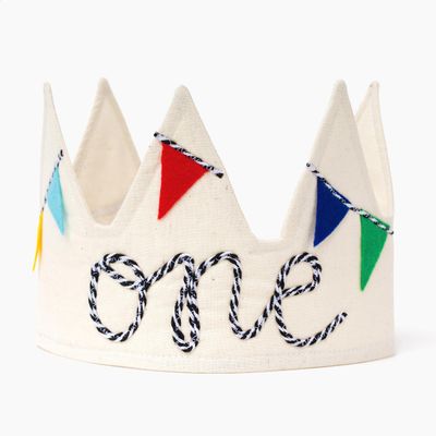 A Thousand Freckles First Birthday Hat for Kids  Premium Handmade One Crown Hat  100% Cotton, Adjustable for 1723" Head  Keepsake & 1st Birthday Gift for Boys & Girls