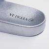 7K Women Slide Sandals, Soft Band with Jewelry (9, SILVER, numeric_9) view 2