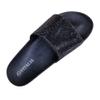 7K Women Slide Sandals, Soft Band with Jewelry (5, BLACK, numeric_5) view 1