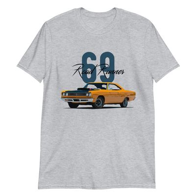 1969 Classic Car Collector Cars Short-Sleeve Unisex T-Shirt Sport Grey