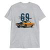 1969 Classic Car Collector Cars Short-Sleeve Unisex T-Shirt Sport Grey