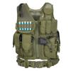 ACTJ.M Green Tactical Vest Combat with Holster for Men Training Breathable Detachable Pouches view 1