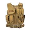 ACTJ.M Khaki Breathable Tactical Combat Vest for Men Training Size Adjustable view 1